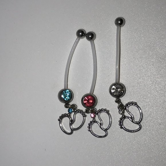Little Feets Pregnancy Belly Rings - Picture 2 of 8